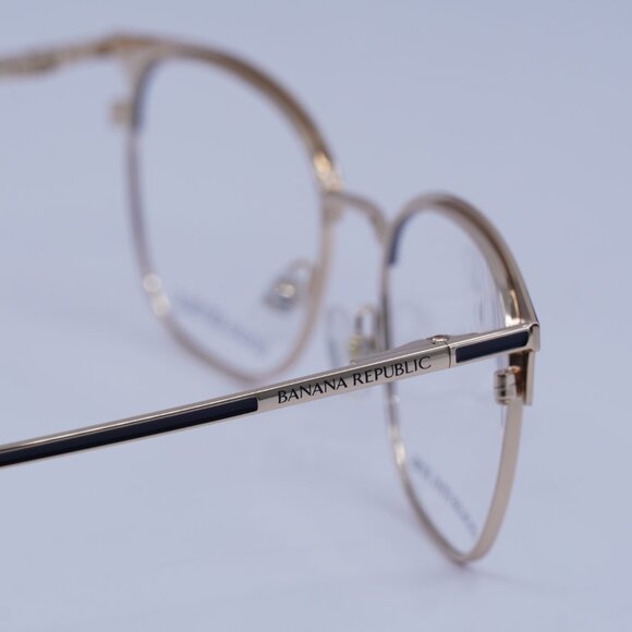 Banana Republic ISADORA 0KY2 00 Eyeglasses Blue/Gold 51mm Cat Eye Frame - Picture 10 of 11